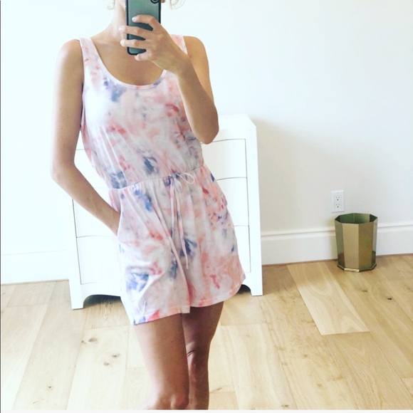 LAST 1! MALIBU Sleeveless Tie Dye Romper - Picture 3 of 6